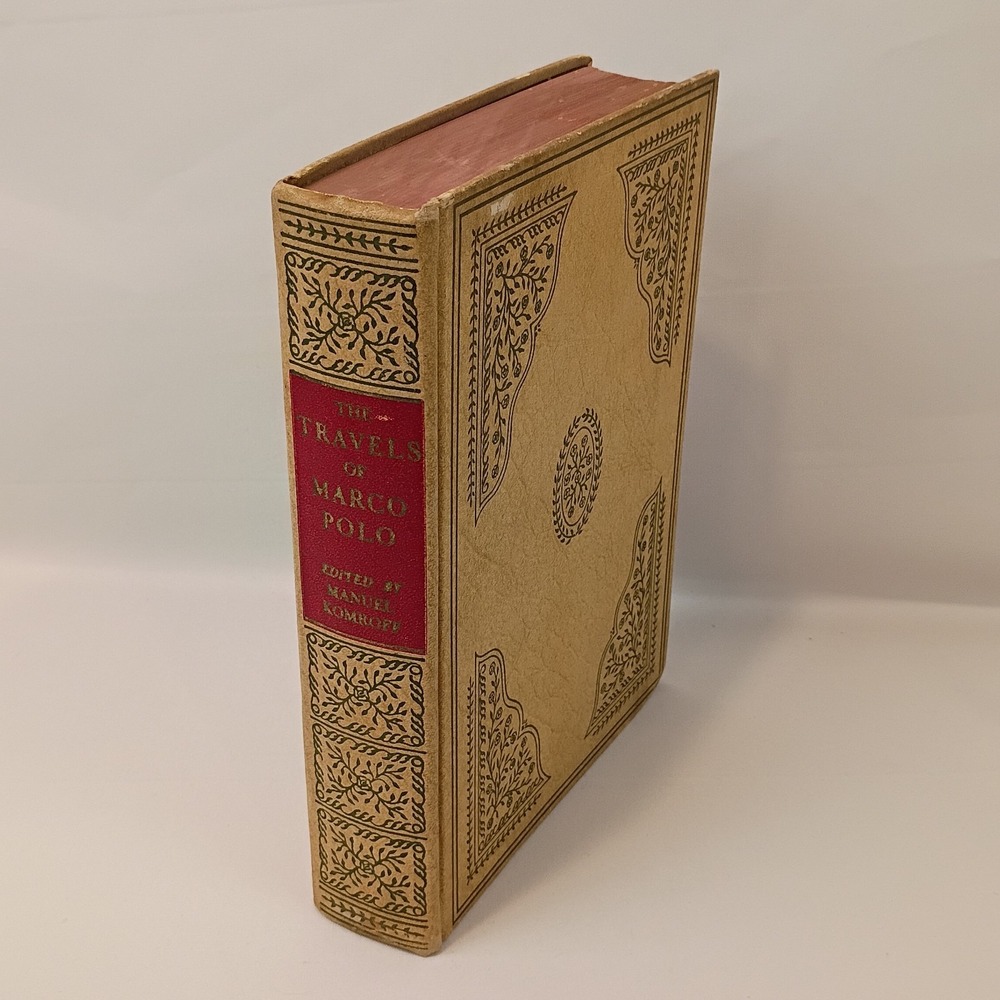 The Traves of Marco Polo Book, 1930 Vintage Hardcover - Good